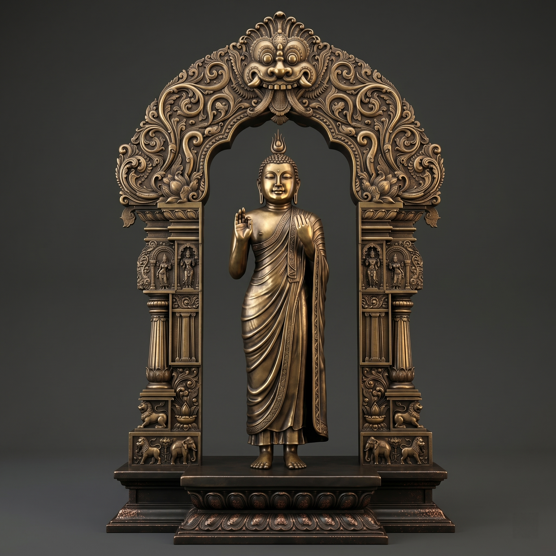 Buddha Archway Statue