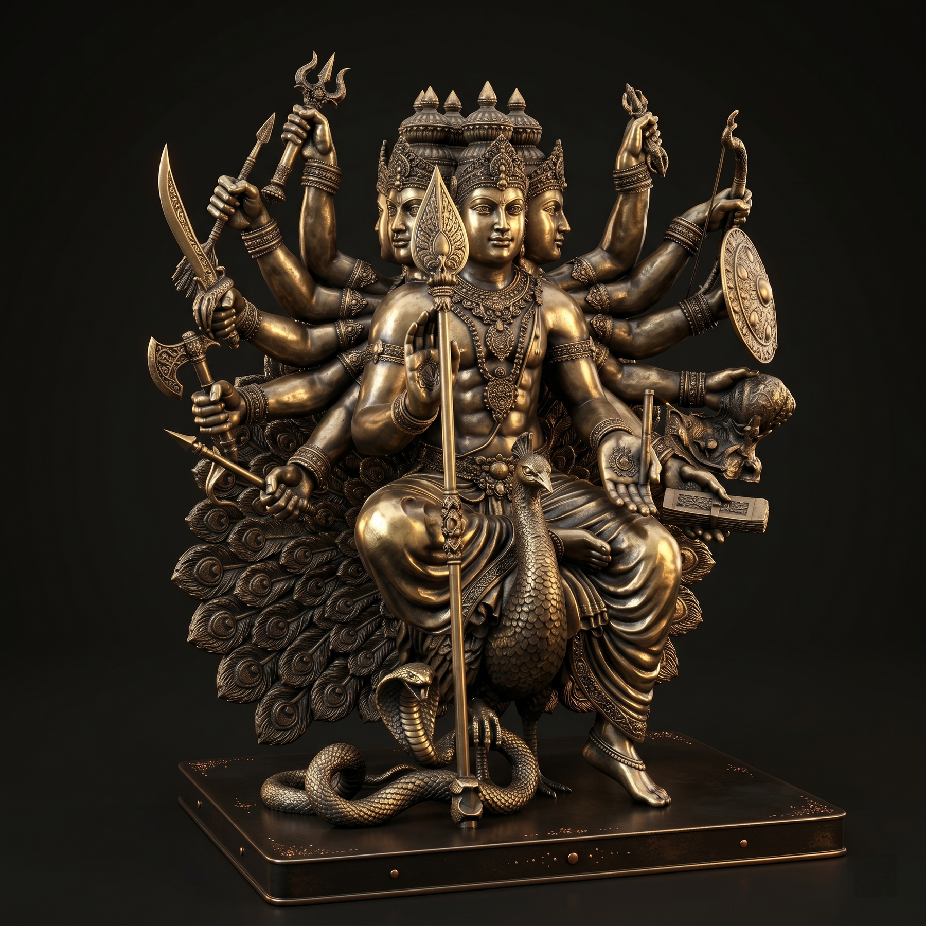 Katharagama God Statue