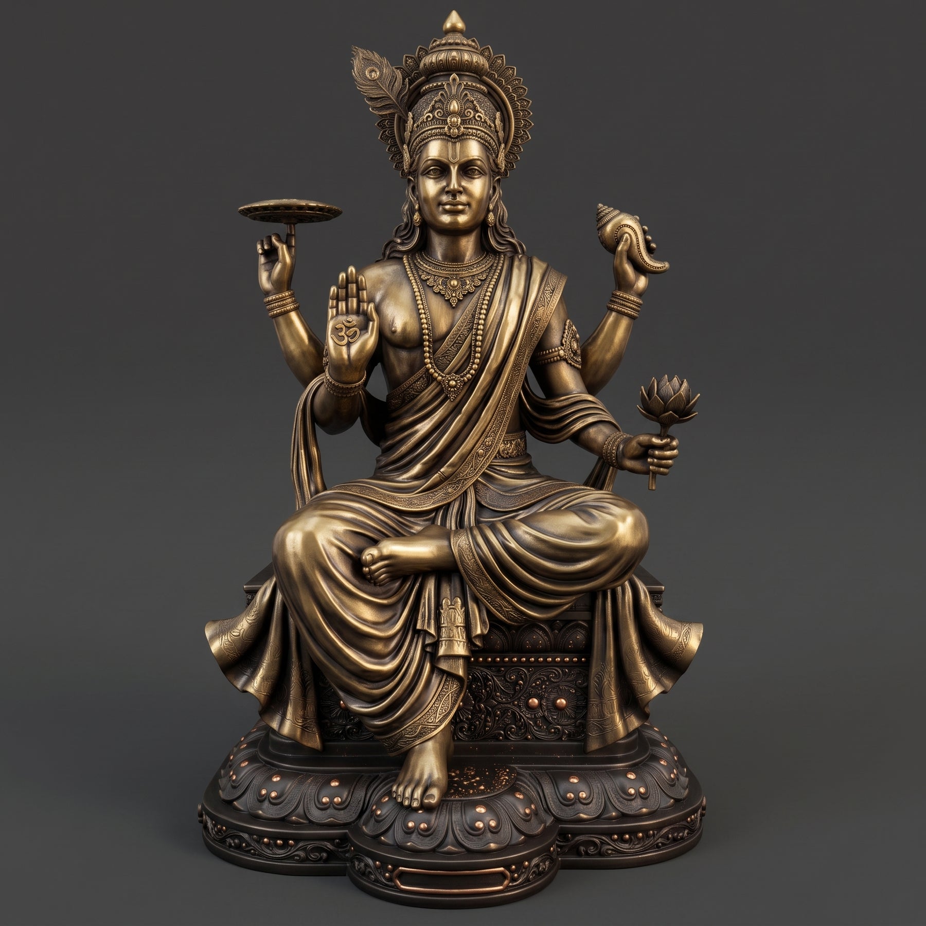 Vishnu God - Sitting